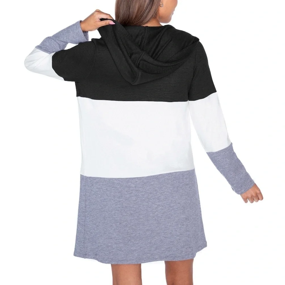 Gameday Couture Florida State Seminoles Black, White, Red & Gray Hooded Cardigan